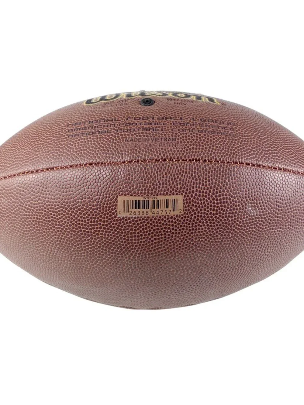 Joe Theismann Signed Wilson Football Commanders Notre Dame MVP Proof COA